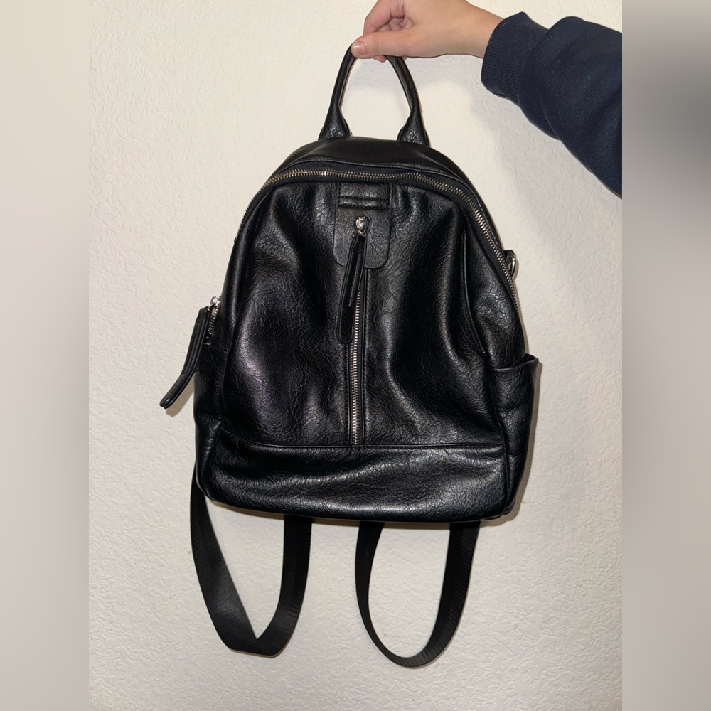 Black Mini Backpack / Purse